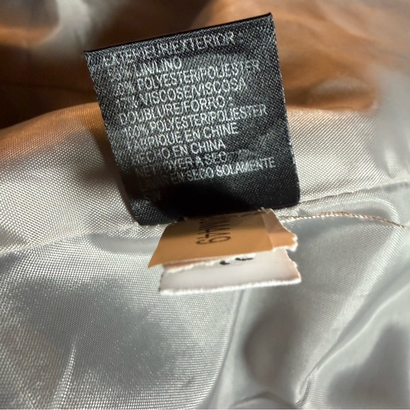 Tahari Light Brown Linen Blend Blazer size 2 - Picture 7 of 7